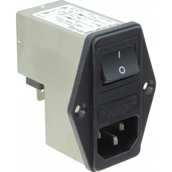 Elektrická zásuvka SCHURTER Konektor IEC 60320,napájecí AC FKH zásuvka vidlice 6A 250VAC