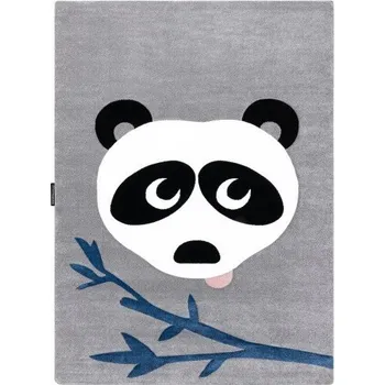 Koberec Dětský kusový koberec Petit Panda grey 140x190 cm