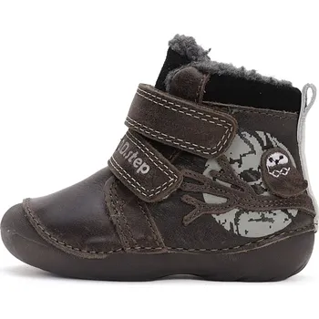 Chlapecká zimní obuv Dětské zimní kotníkové boty D.D.step 015-42219A hnědé Velikost: 19 (EU)