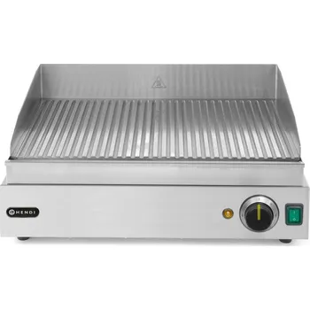 Kuchyňský gril Mřížka žebrovaná, HENDI, Profi Line, zcela žebrované, 230V/2400W, 527x404x(H)233mm