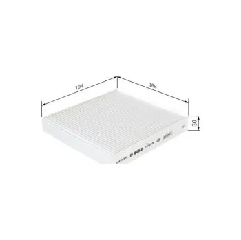 Kabinový filtr Kabinový filtr Fiat 500 C (312_) Bosch - 0.9, 1.0MH, 1.2, 1.4, 1.3JTD