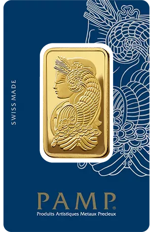 PAMP 31,1g investiční zlatý slitek Fortuna