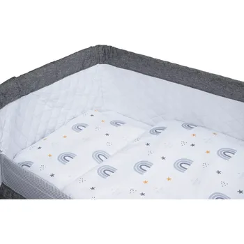 Povlečení BUBABA Souprava do kolébky Duha 5dílná