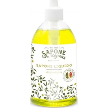 Mýdlo Sapone di Toscana Olivia tekuté mýdlo na ruce s olivovým olejem 500 ml