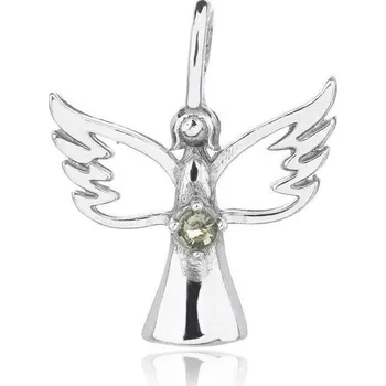 Řetízek Šperky Jan Kos Jan Kos jewellery Stříbrný přívěsek s vltavínem 32106345