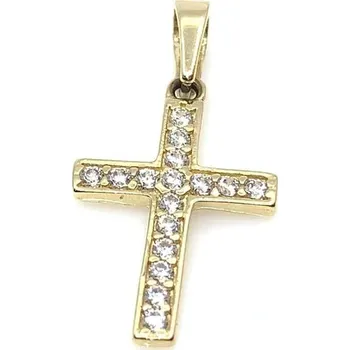 Přívěsek Diante Zlatý přívěsek kříž 59634309