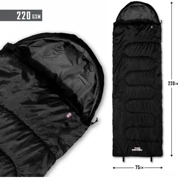 Spacák Spací pytel Tac Maven Sentinel Sleeping Bag 220 g/m² - Black