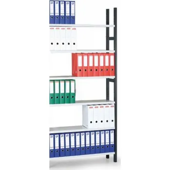 Prodejní regál Corping Archivační regál Variant, 2190 x 1000 x 300 mm, police šedé, přídavný