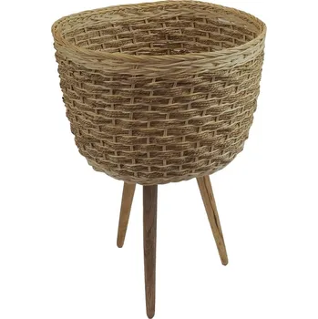 Květináč DEMIGARDEN Květináč z mořské trávy s nohama pr.40 v.27 (56)