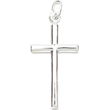 Přívěsek Stříbrný přívěsek kříž - hladký Kevin