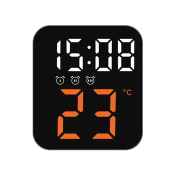 Budík JVD Digitální budík do sítě s oranžovými číslicemi JVD SB8015.4