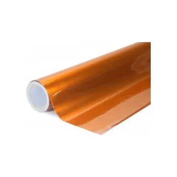 Polep vozidla Lesklá kovová oranžová auto wrap fólie 152x300cm - interiér/exteriér