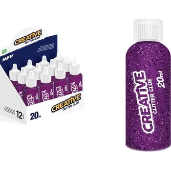 MFP lepidlo glitrové 20ml fialové 6330764