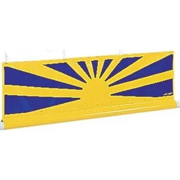 Plachta překážková stěna slunce na kavalety pro koně La GÉE délka 2,8 m výška 0,85 m