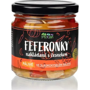 Pesto PELIKANS Nakládané feferonky s česnekem 180g