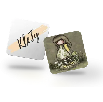 Dekorativní magnet Magnetka - holčička s knihou