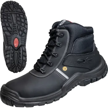 Pracovní obuv NITRAS UTILITY STEP MID – S3L CI FO bezpečnostní boty, černé Velikost: 41