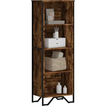 Nábytek vidaXL Knihovna 50 x 31 x 137,5 cm kompozitní dřevo [848610] Barva: kouřový dub