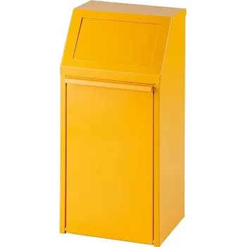 Odpadkový koš HTI Výklopný koš na tříděný odpad žlutý 40 l MC-4301-4