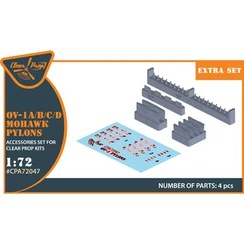 Plastikový model Clear Prop models 1/72 OV-1A/B/C/D Mohawk Pylons