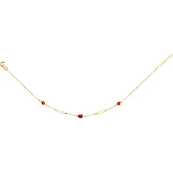 Náramek Zlatý náramek s acháty - nekonečno - AP527-8578