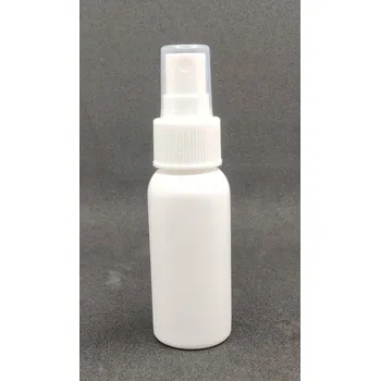 Láhev 30ml Matte White Glass Bottles + White Atomiser Spray Caps