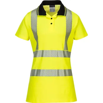 PORTWEST Dámská polokošile Hi-Vis Pro Velikost: XS, Barva: žlutá-černá
