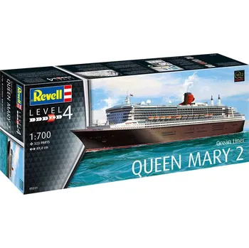 Model 1:700 Revell Queen Mary 2 Plastikový model Model 1:700 Revell Queen Mary 2
