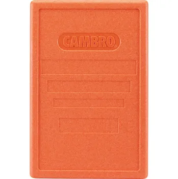 Termobox Víko pro termoizolační boxy Cam GoBox s horním plněním, Cambro, oranžové, Oranžový, 600x400x(H)34mm