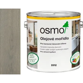 Mořidlo OSMO 3512 Stříbrně šedé olejové mořidlo 2,5l