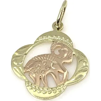 Přívěsek Diante Zlatý přívěsek s motivem berana 31506031