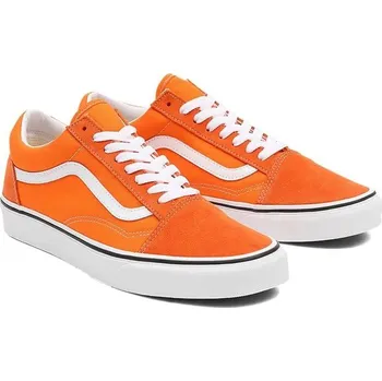 Pánské tenisky VANS boty - Old Skool Orange Tiger True White (AVM)