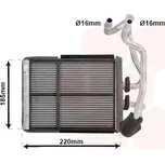 Vymenik tepla, Vnitrni vytapeni VAN WEZEL 59016701
