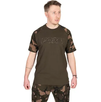 Fox International Fox tričko Khaki Camo Outline T-Shirt Velikost: XL (CFX276)