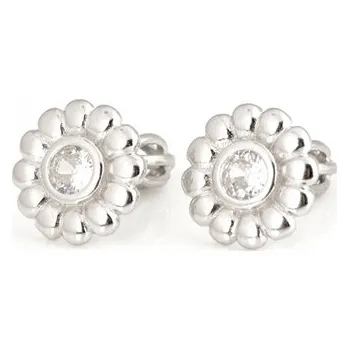 Náušnice Stříbrné náušnice pecičky kytičky STNAU1891F