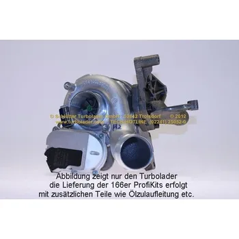 Turbodmychadlo Dmychadlo, plnění SCHLÜTTER TURBOLADER 166-02540