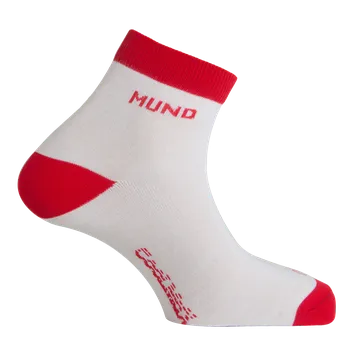 MUND CYCLING/RUNNING ponožky bílo/červené Typ: 41-45 L