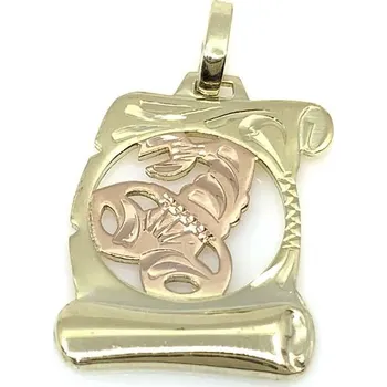 Přívěsek Diante Zlatý přívěsek s motivem štíra 31505906 Žlutá