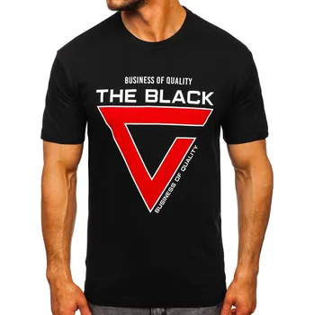 Pánské tričko Bílé pánské tričko s potiskem Bolf 10821 - L