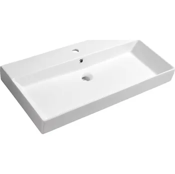 Umyvadlo Sapho Kare umyvadlo 80x45 cm obdélníkový klasický-nábytkový bílá 17085