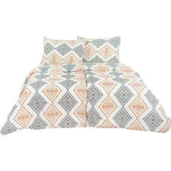 Povlečení Krepové povlečení Kosočtverce 140x220 70x90