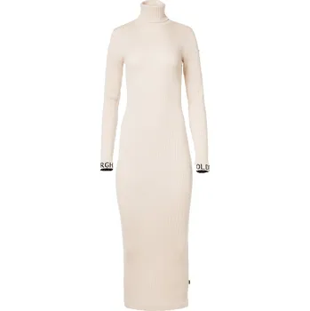 Cyklistické kalhoty Dámské šaty Goldbergh Mireille Long Sleeve Knit Dress Champagne
