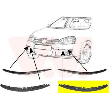 Nárazník Ozdobna / ochranna lista, naraznik VAN WEZEL 5886481