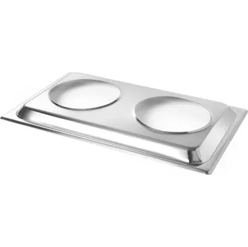 Adaptér GN 1/1 pro 2 vložky bemar, HENDI, nástavba, GN 1/1, 530x325x(H)30mm