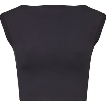 Mymarini Dámský Cropped Top Sea, černá, 40