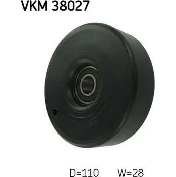 Vratná/vodicí kladka, klínový žebrový řemen SKF VKM 38027