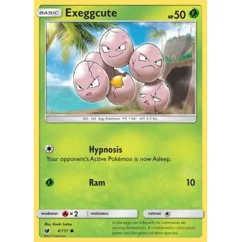 Volný čas Pokémon CIN 004/111 Exeggcute - Crimson Invasion Stav: Excellent, Verze: NORMAL