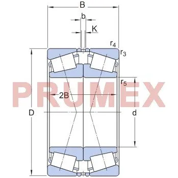 SKF 32216/DF kuželíkové ložisko