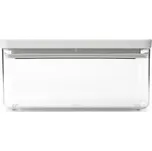 Plastová dóza Brabantia SQUARE 1,5l světle šedá