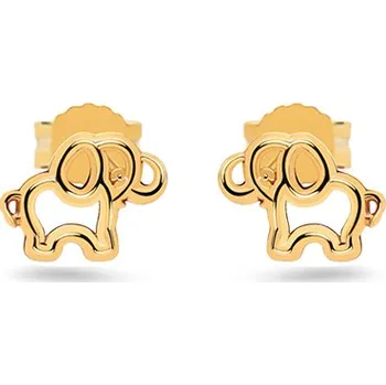 Náušnice Dívčí napichovací náušnice sloníky IZ30984 + dárkové balení LUXUS zdarma